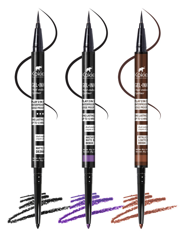 GEL INK DUAL ENDED EYELINER