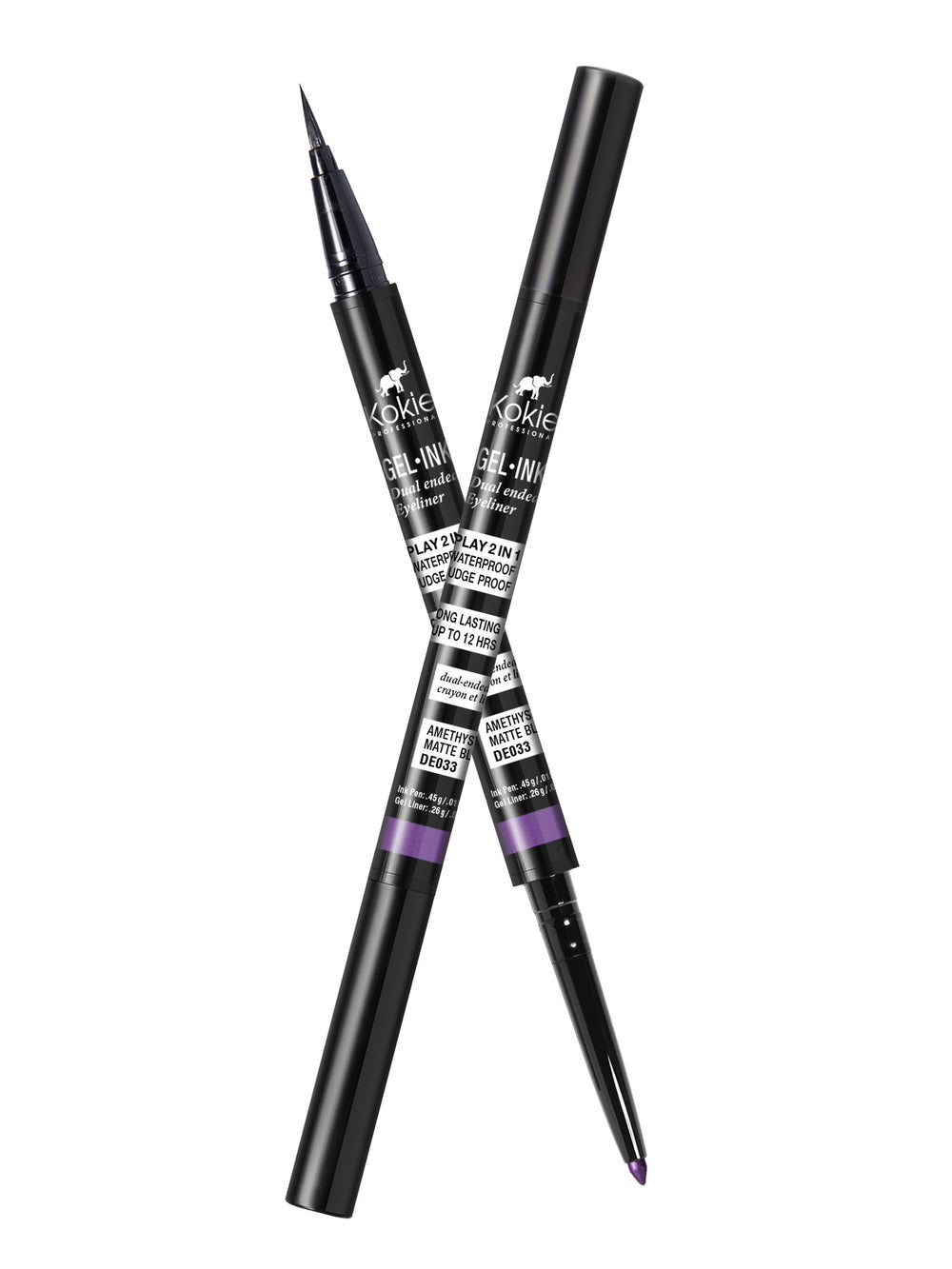 GEL INK DUAL ENDED EYELINER Kokie Cosmetics