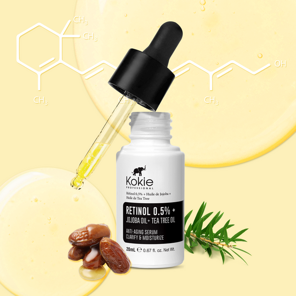 RETINOL 0.5% + JOJOBA OIL + TEA TREE OIL SERUM