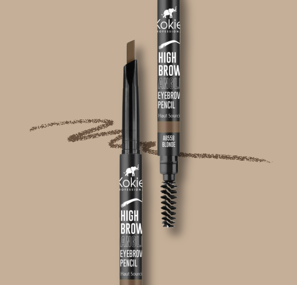 Kokie Professional Eyebrow Brush, Angled