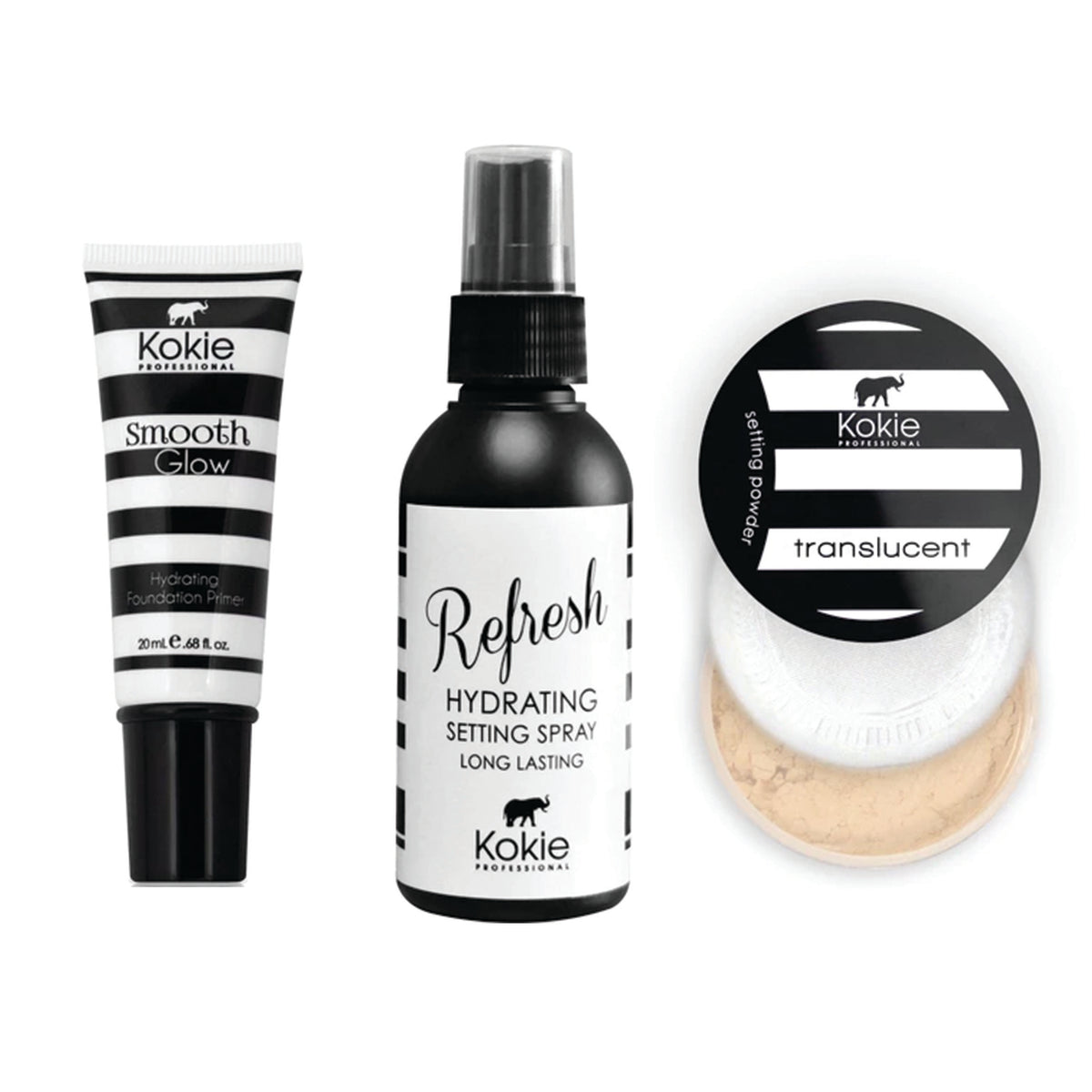 Koki Powder HYDRATING PREP + SET BUNDLE – Kokie Cosmetics
