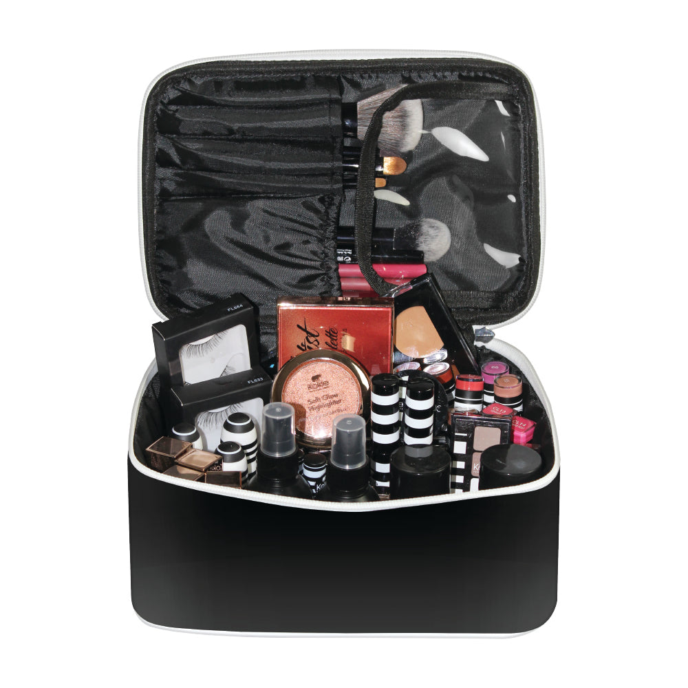 deluxe makeup travel bag DELUXE MAKEUP BAG