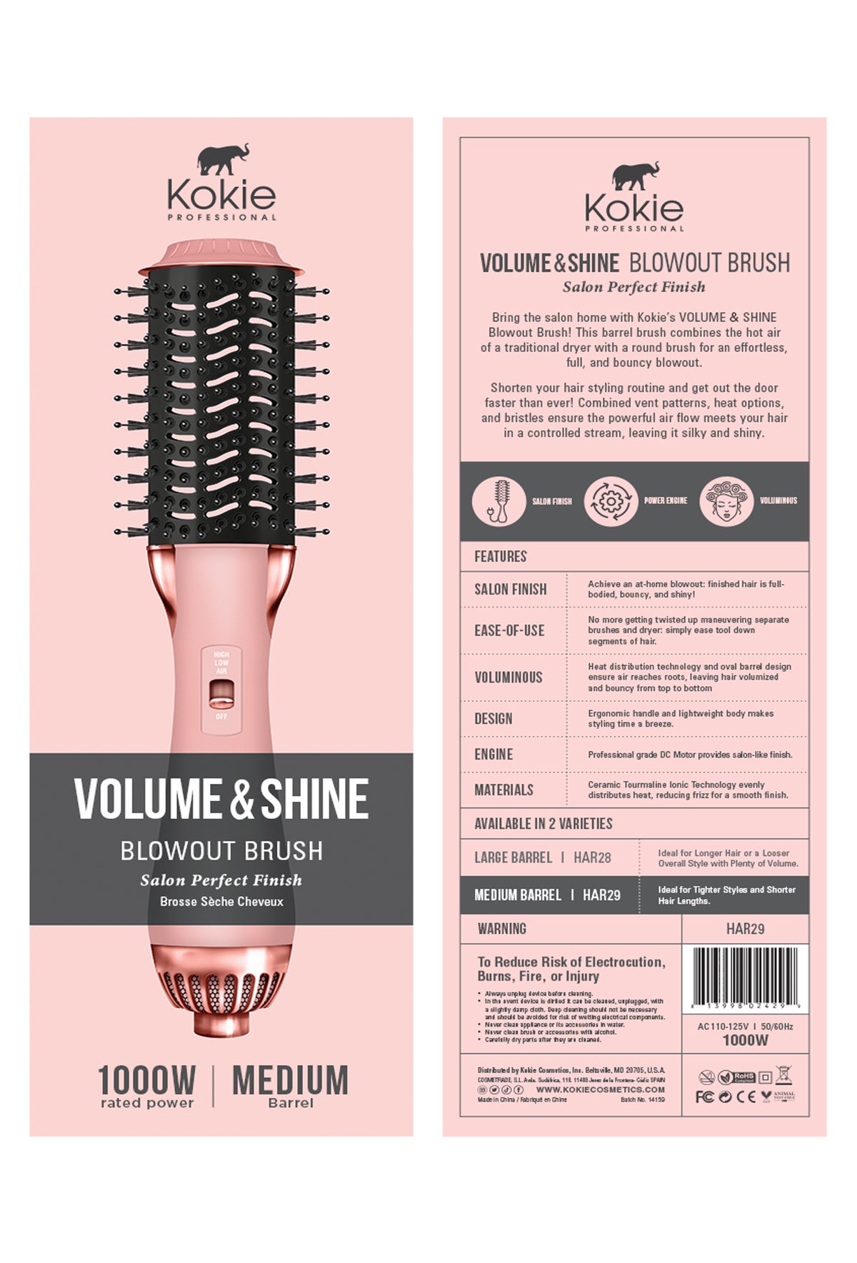 VOLUME & SHINE BLOWOUT BRUSH - MEDIUM