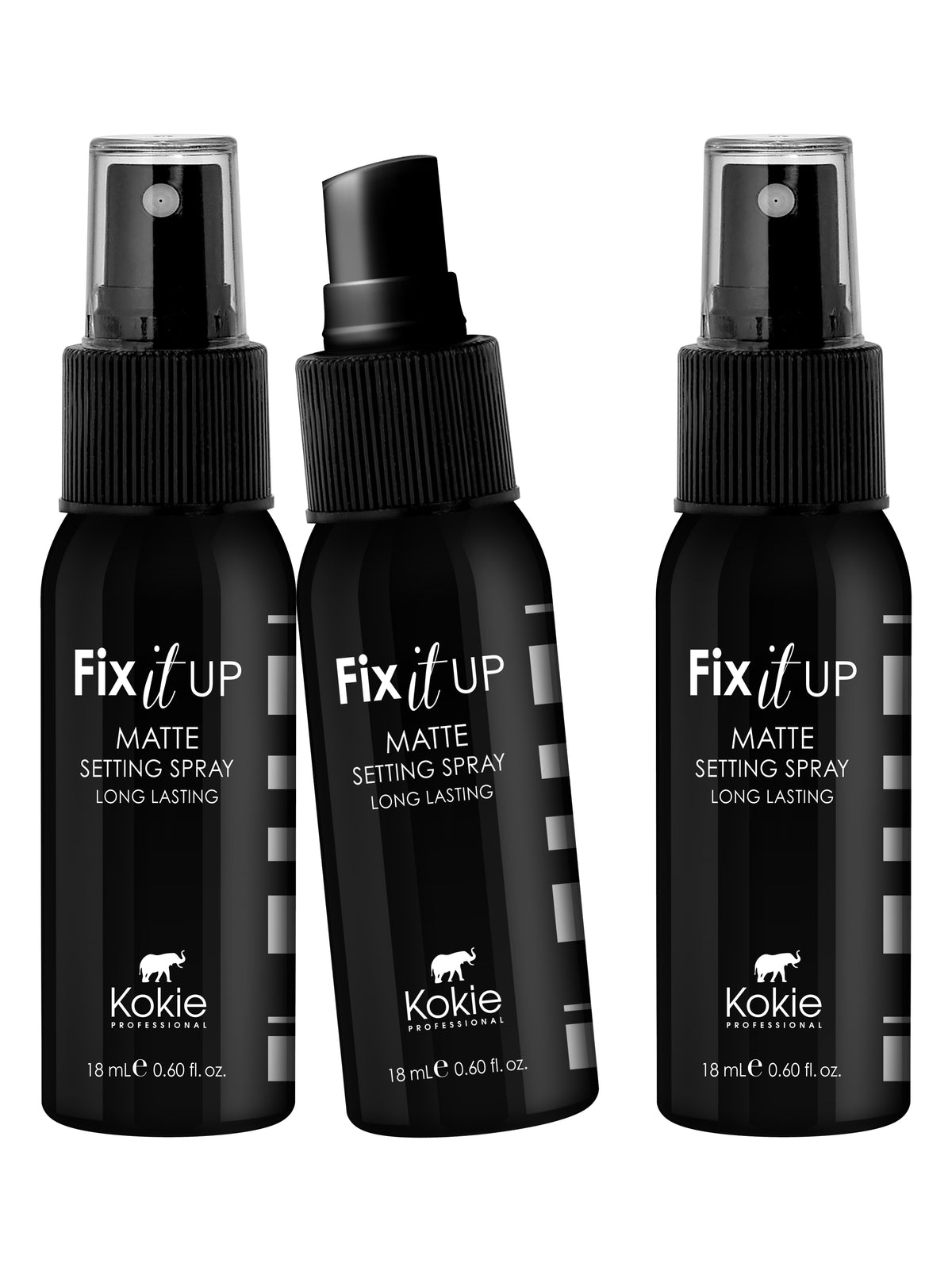 MINI FIX IT UP SETTING SPRAY TRIO – Kokie Cosmetics